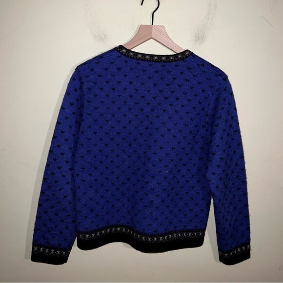 VNTG A TALLY- THO button up wool cardigan S - Picture 4 of 6